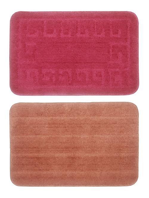 set of 2 micro fiber spa bath mat with rubber backing - 12254225 - Very Small Image - 1