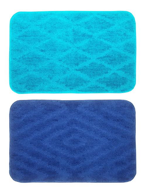 set of 2 micro fiber spa bath mat with rubber backing - 12254227 - Very Small Image - 1