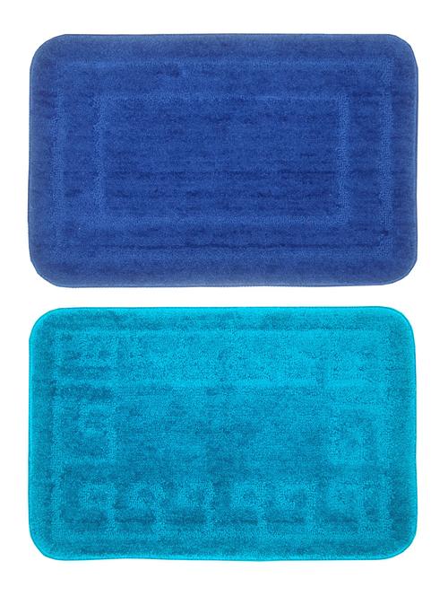 set of 2 micro fiber spa bath mat with rubber backing - 12254230 - Very Small Image - 1
