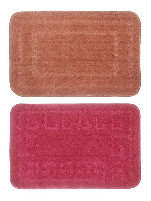 set of 2 micro fiber spa bath mat with rubber backing - 12254231 - Very Small Image - 1