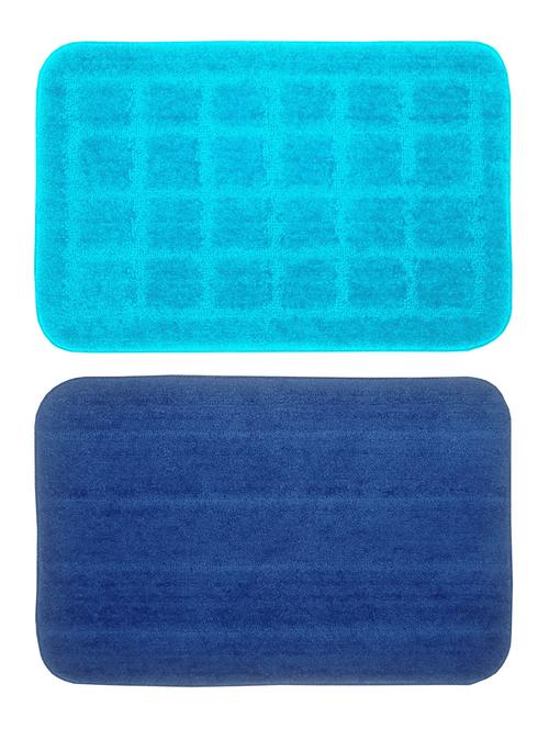 set of 2 micro fiber spa bath mat with rubber backing - 12254239 - Very Small Image - 1