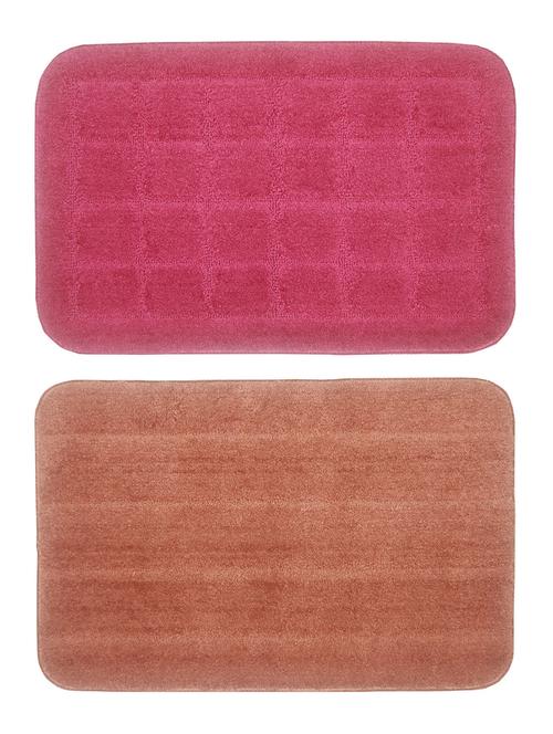 set of 2 micro fiber spa bath mat with rubber backing - 12254240 - Very Small Image - 1