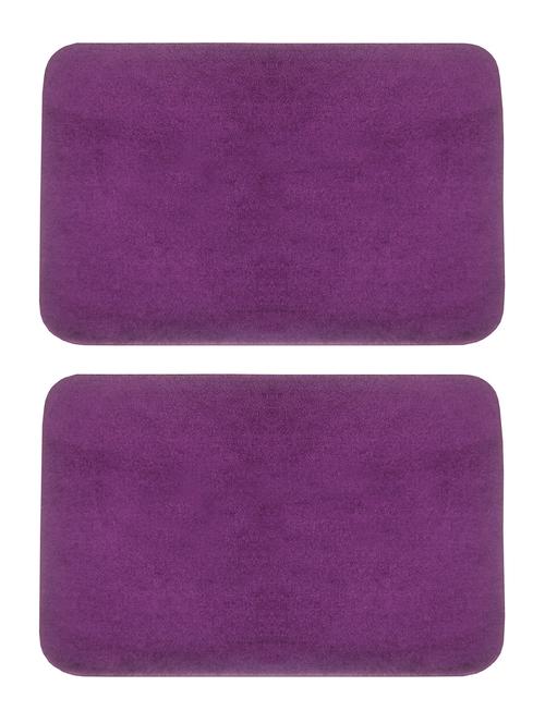 set of 2 micro fiber spa bath mat with rubber backing - 12254250 - Very Small Image - 1