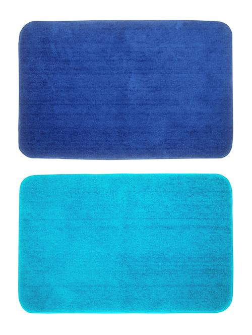 set of 2 micro fiber spa bath mat with rubber backing - 12254260 - Very Small Image - 1