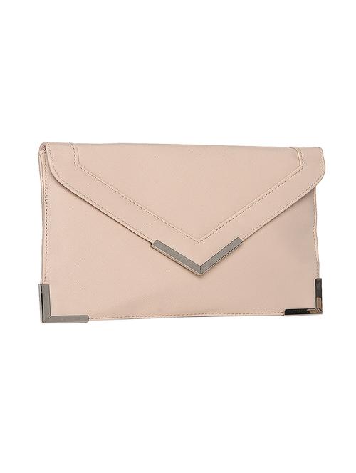 pink leatherette envelope clutch - 12254581 - Very Small Image - 1