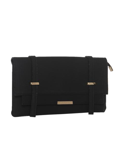 black leatherette clutch - 12257021 - Very Small Image - 1