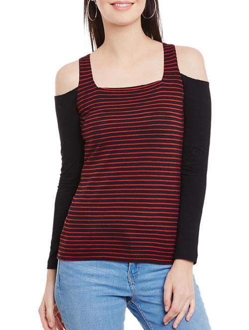 red cotton regular top - 12257525 - Very Small Image - 1