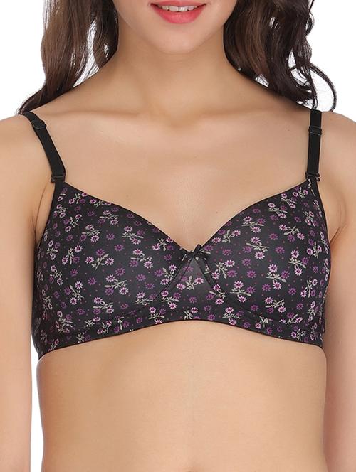 black nylon tshirt bra - 12258976 - Very Small Image - 1
