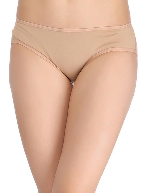 solid light brown cotton panty - 12259236 - Very Small Image - 1