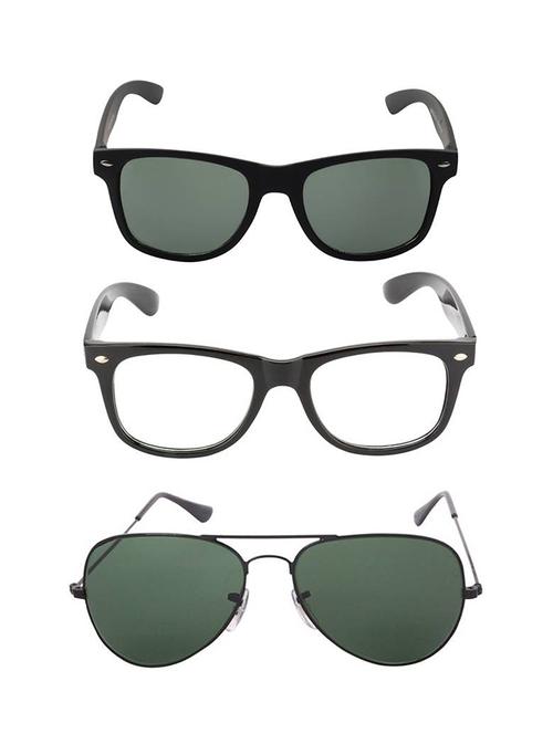 black metal aviator men sunglass - 12259318 - Very Small Image - 1