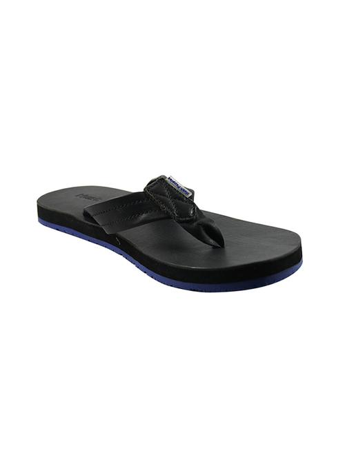 black leather slippers - 12261007 - Very Small Image - 1