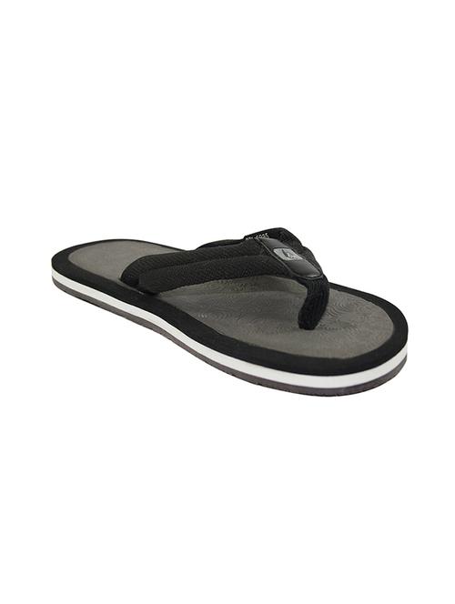 black leather slippers - 12261009 - Very Small Image - 1