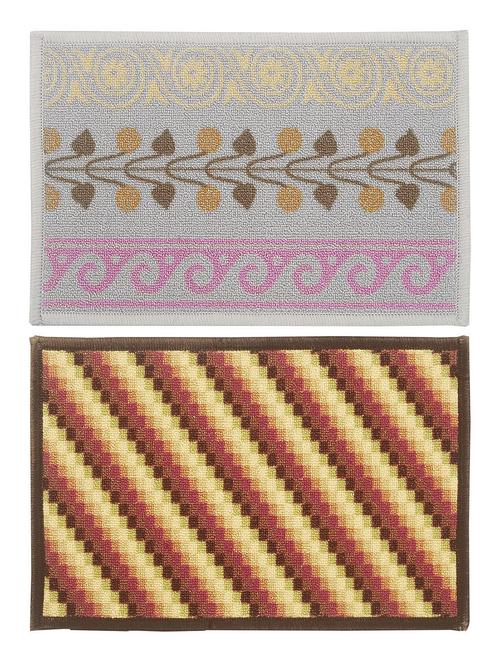 bianca set of 2 door mat with hd rubber backing - 12261297 - Very Small Image - 1