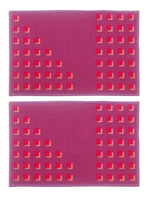 bianca set of 2 door mat with hd rubber backing - 12261302 - Very Small Image - 1