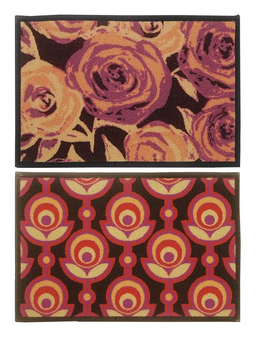 bianca set of 2 door mat with hd rubber backing - 12261316 - Very Small Image - 1