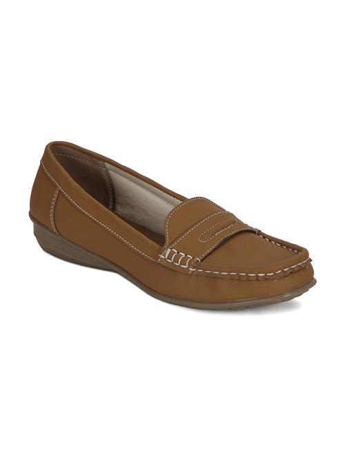 beige faux leather loafer - 12262564 - Very Small Image - 1