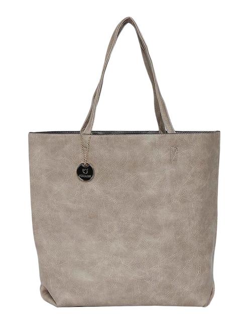 beige leatherette tote - 12263917 - Very Small Image - 1