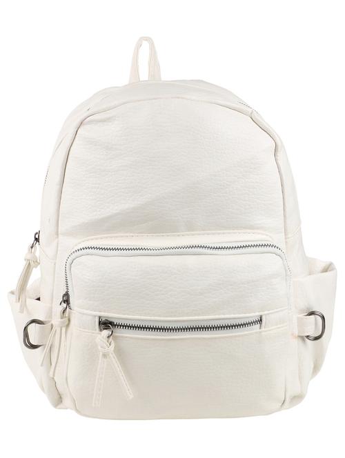 white leatherette backpack - 12265925 - Very Small Image - 1