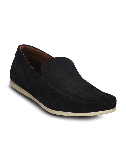 black suede slip on loafers - 12266194 - Very Small Image - 1