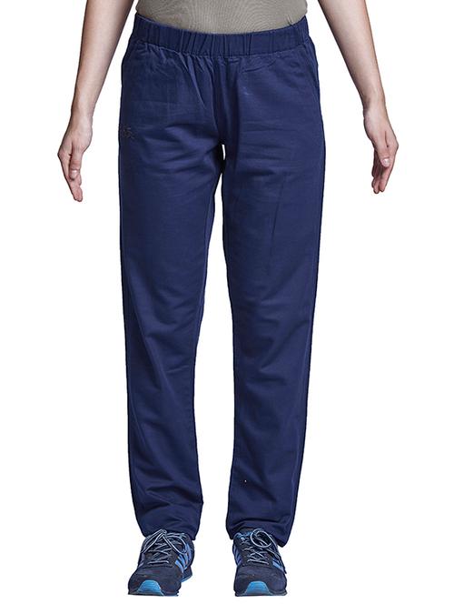 navy blue satin track pants - 12266384 - Very Small Image - 1