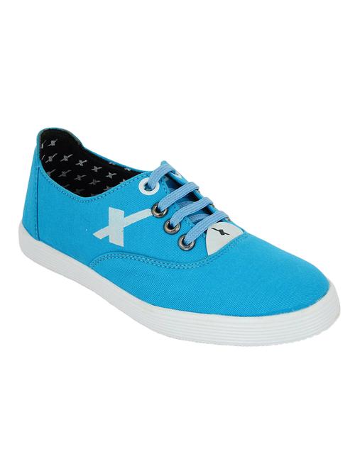 blue denim lace up sneakers - 12266915 - Very Small Image - 1