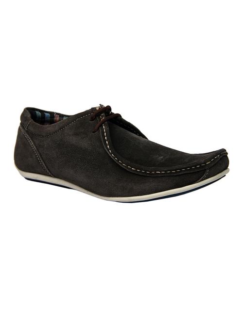 tan suede lace up shoes - 12267180 - Very Small Image - 1