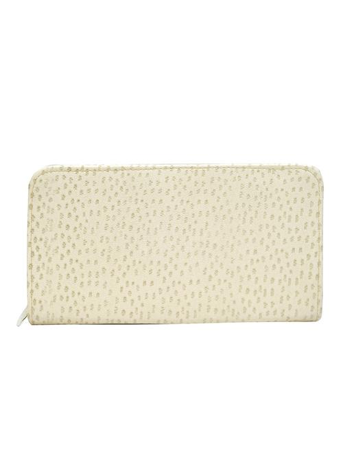 beige leatherette textured clutch - 12268491 - Very Small Image - 1