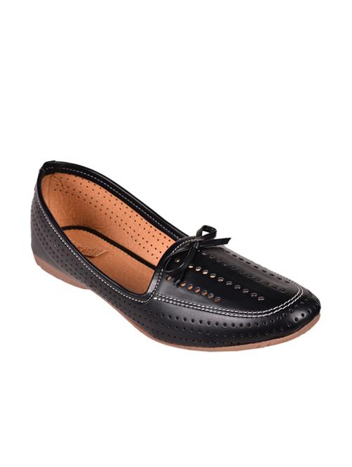 black faux leather loafer - 12268702 - Very Small Image - 1