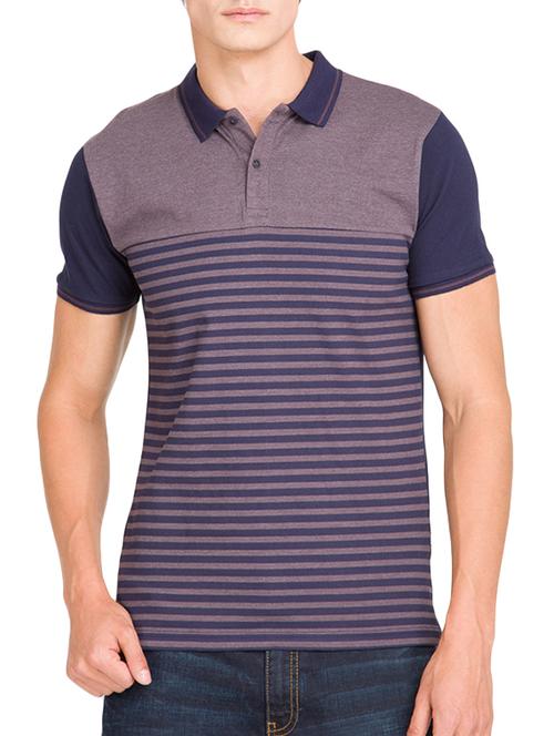 navy blue cotton t-shirt - 12270557 - Very Small Image - 1