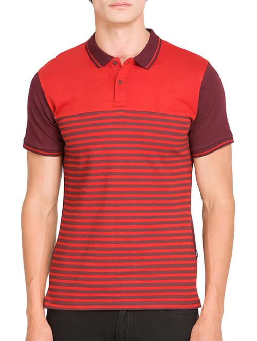 red cotton t-shirt - 12270560 - Very Small Image - 1