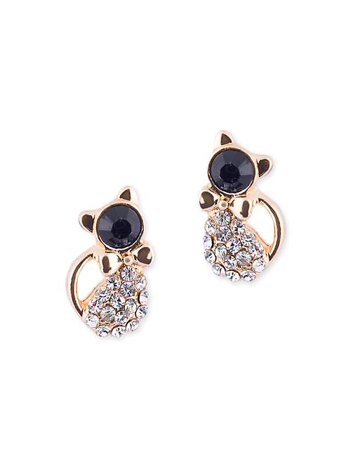 multi metal studs earring - 12272146 - Very Small Image - 1