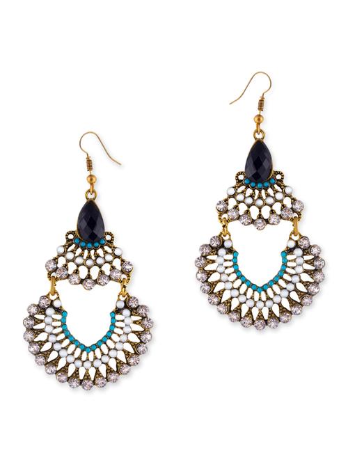 multi colored metal chandellier earring - 12272167 - Very Small Image - 1