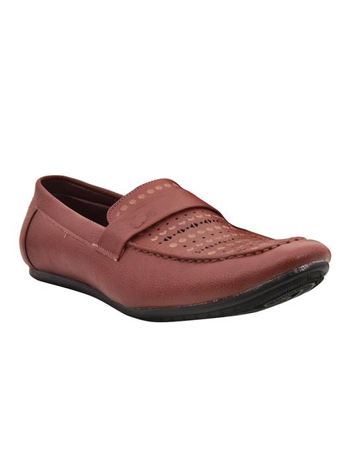 tan synthetic slip on loafers - 12275258 - Very Small Image - 1