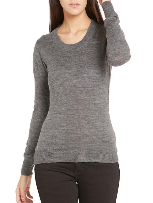 grey acrylic pullover - 12276372 - Very Small Image - 1