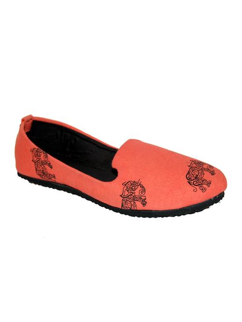 orange fabric slip on loafers - 12277548 - Very Small Image - 1