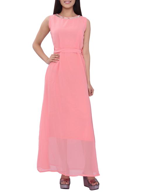 light pink cotton dress - 12277762 - Very Small Image - 1
