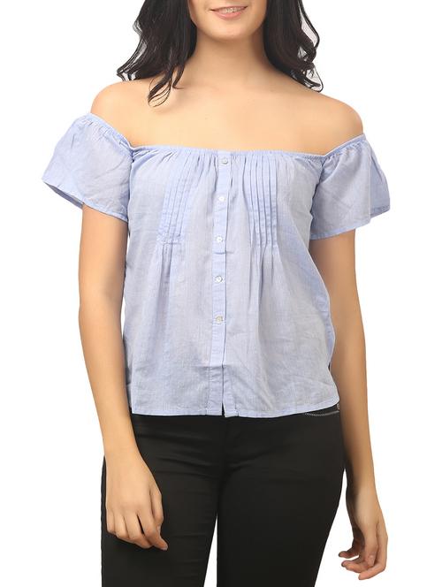 light blue cotton top - 12278027 - Very Small Image - 1