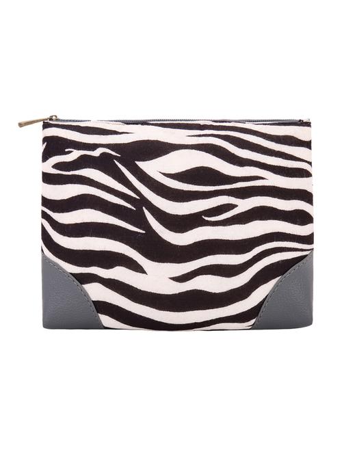 monochrome printed leatherette pouch - 1228522 - Very Small Image - 1