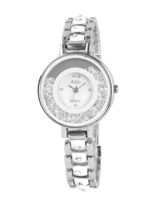 silver crystal studded wrist watch - 12290241 - Very Small Image - 1