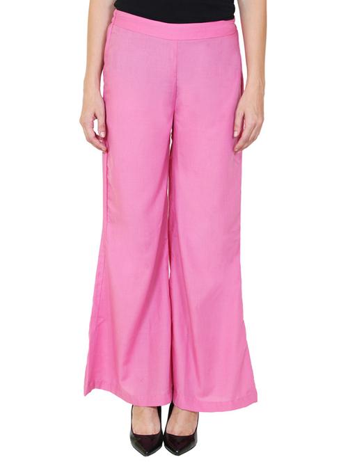 light pink rayon palazzo - 12290906 - Very Small Image - 1