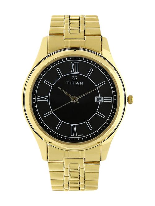 titan men's black dial watch 1713ym04 - 12296276 - Very Small Image - 1