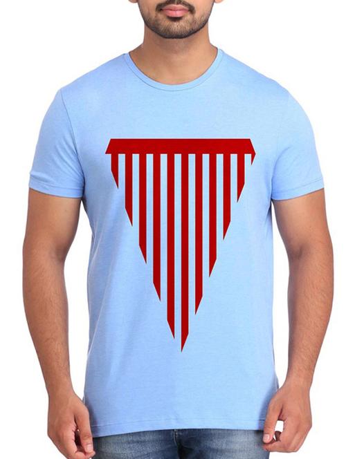 Blue Cotton t-shirt - 12296495 - Very Small Image - 1