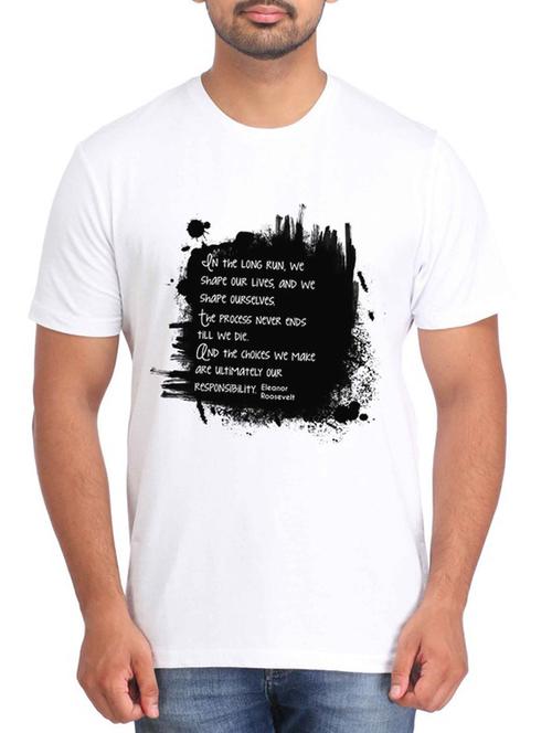 White Cotton t-shirt - 12296620 - Very Small Image - 1