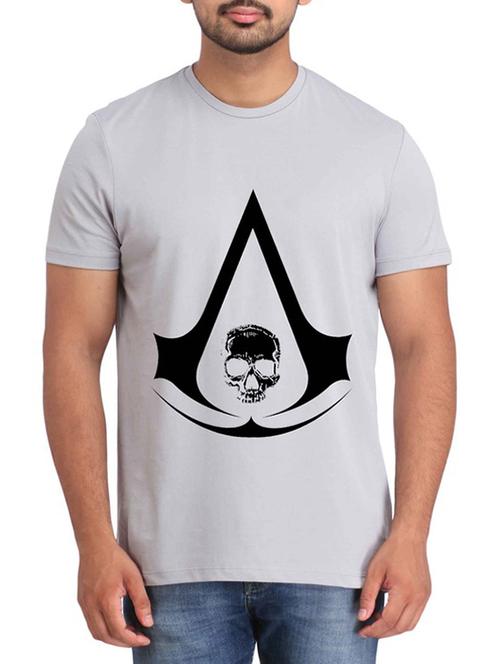 Grey Cotton t-shirt - 12296644 - Very Small Image - 1