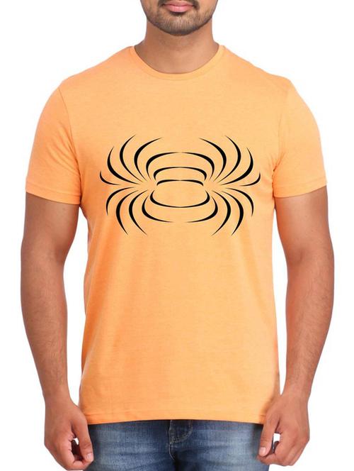 Orange Cotton t-shirt - 12296737 - Very Small Image - 1