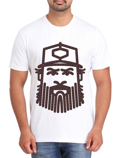 White Cotton t-shirt - 12296774 - Very Small Image - 1