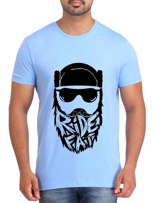 Blue Cotton t-shirt - 12296901 - Very Small Image - 1