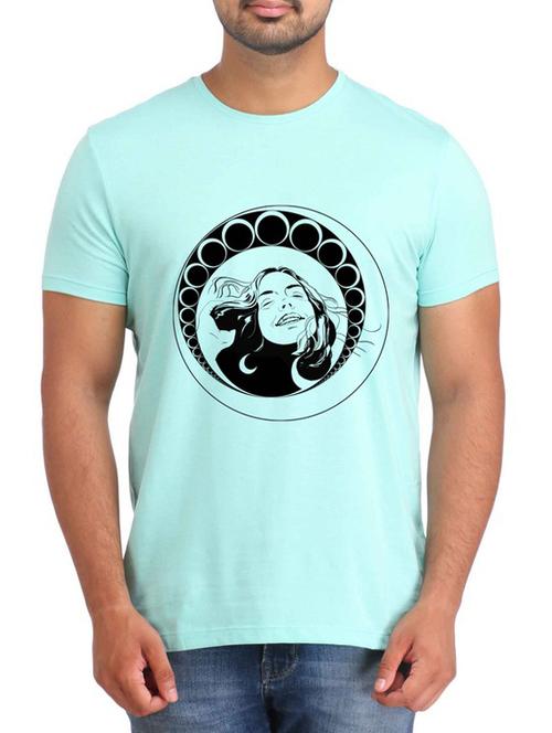 Blue Cotton t-shirt - 12296909 - Very Small Image - 1