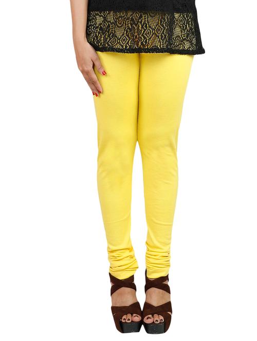 yellow cotton leggings - 12297944 - Very Small Image - 1