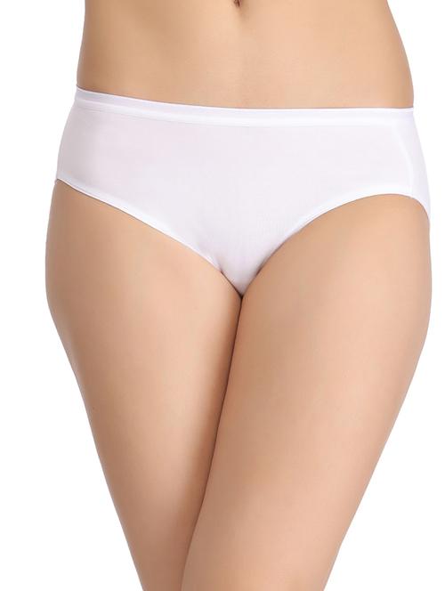 solid white cotton panty - 12298209 - Very Small Image - 1